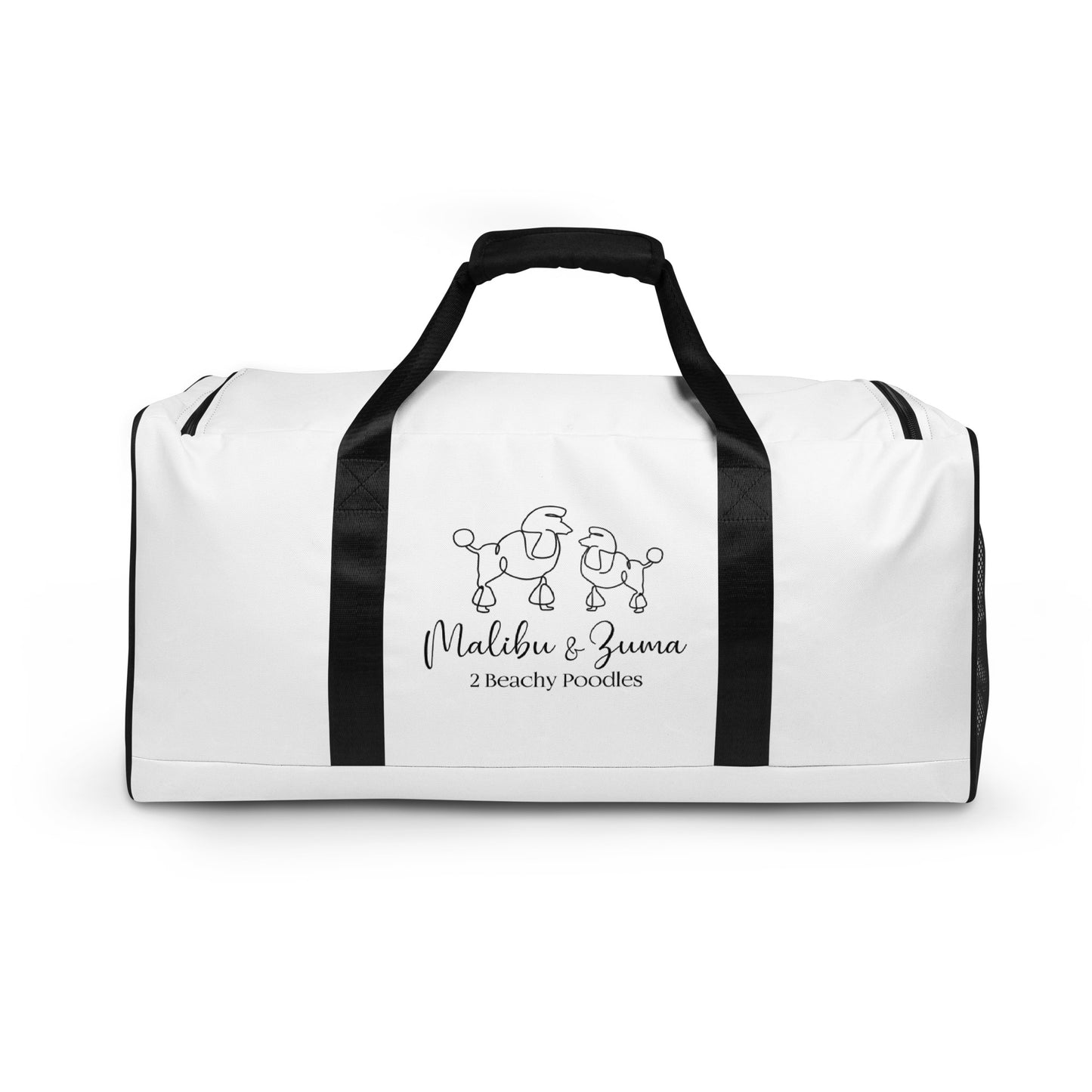2Beachy Poodles Travel Duffle bag