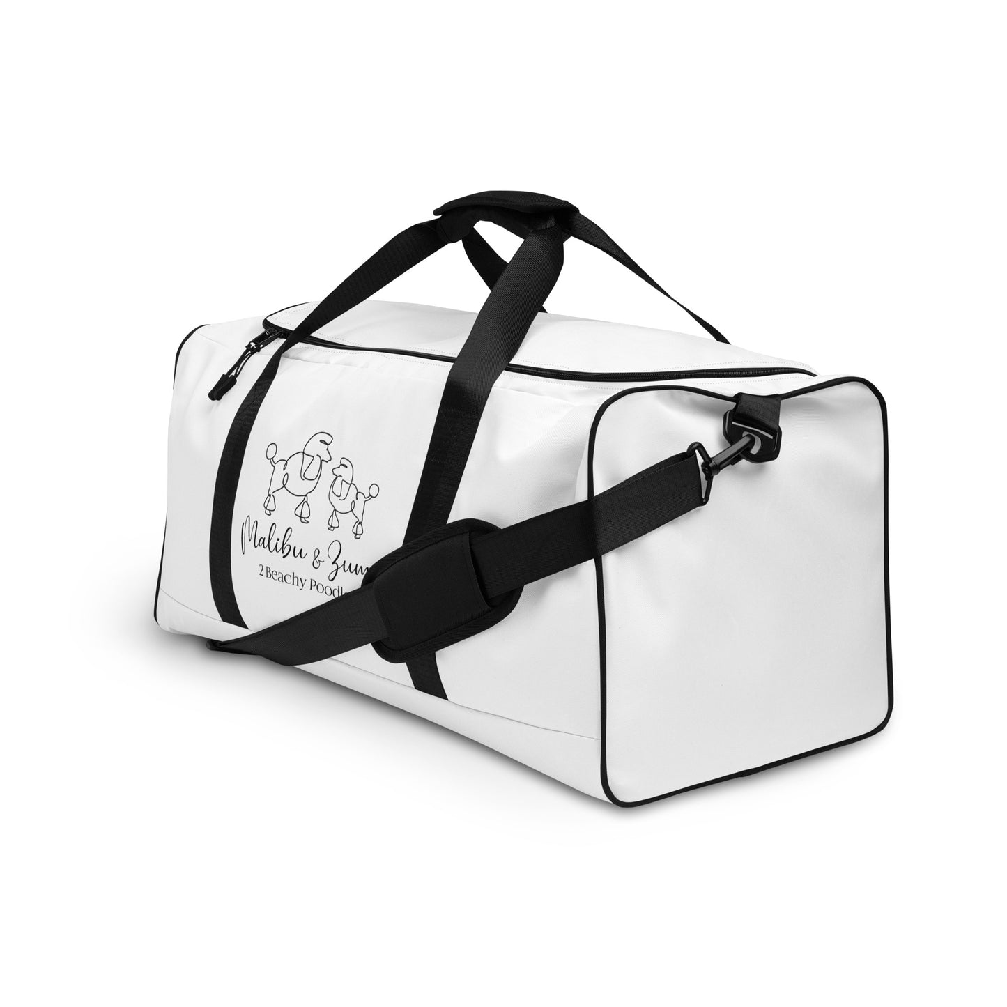 2Beachy Poodles Travel Duffle bag