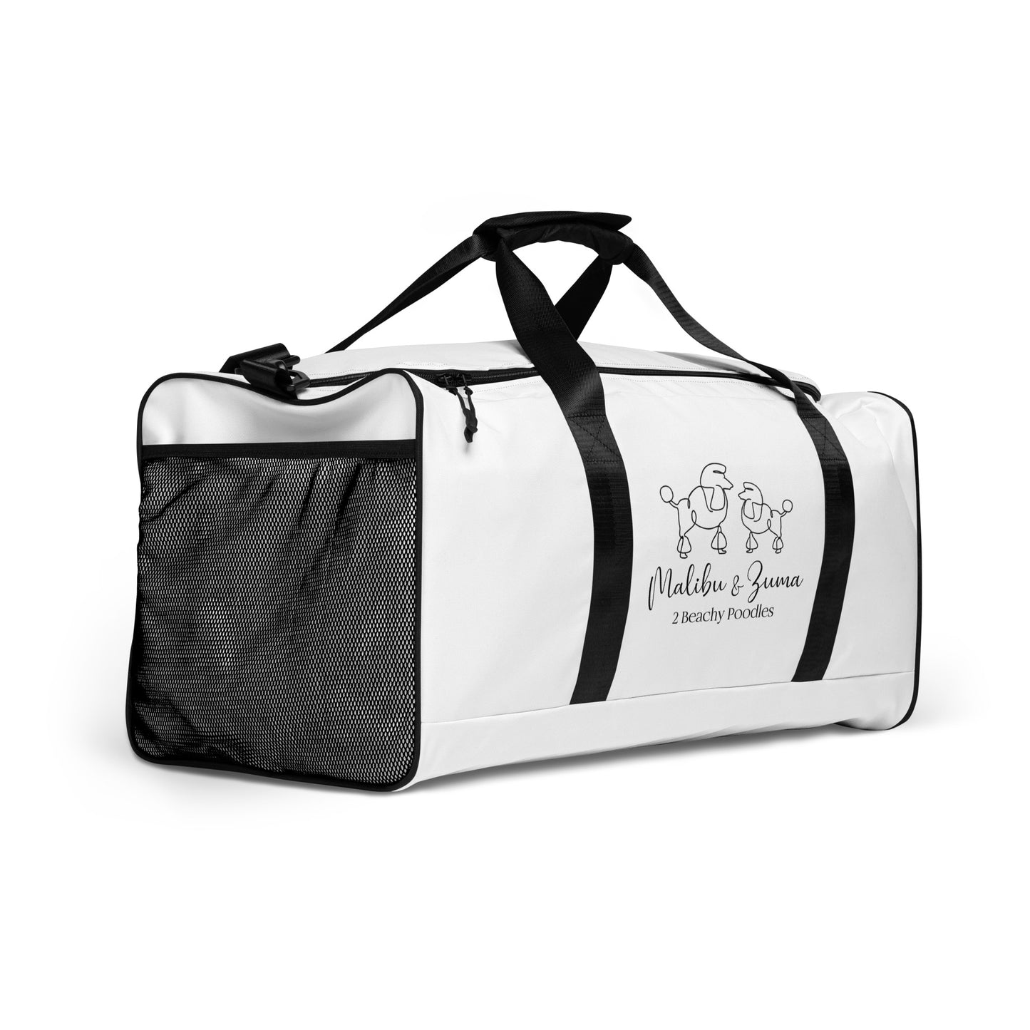 2Beachy Poodles Travel Duffle bag