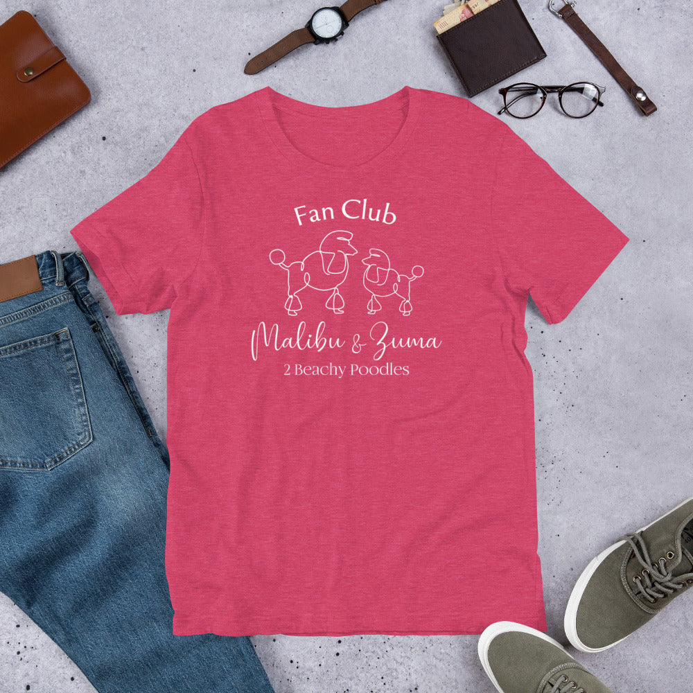 2BeachyPoodles Young Adult Fan Club Unisex T-Shirt