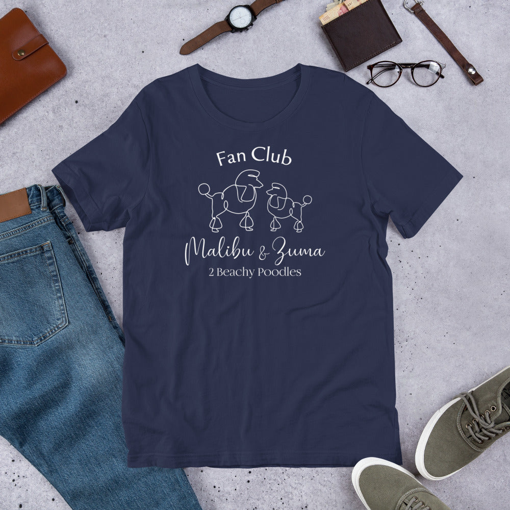 2BeachyPoodles Young Adult Fan Club Unisex T-Shirt