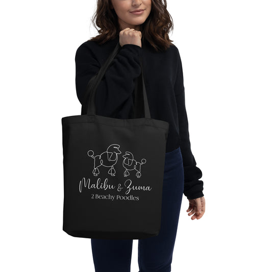 2Beachy Poodles Eco Tote Bag