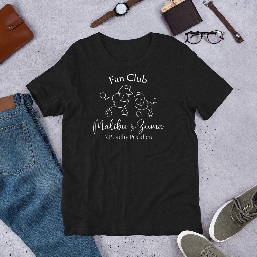 2BeachyPoodles Young Adult Fan Club Unisex T-Shirt