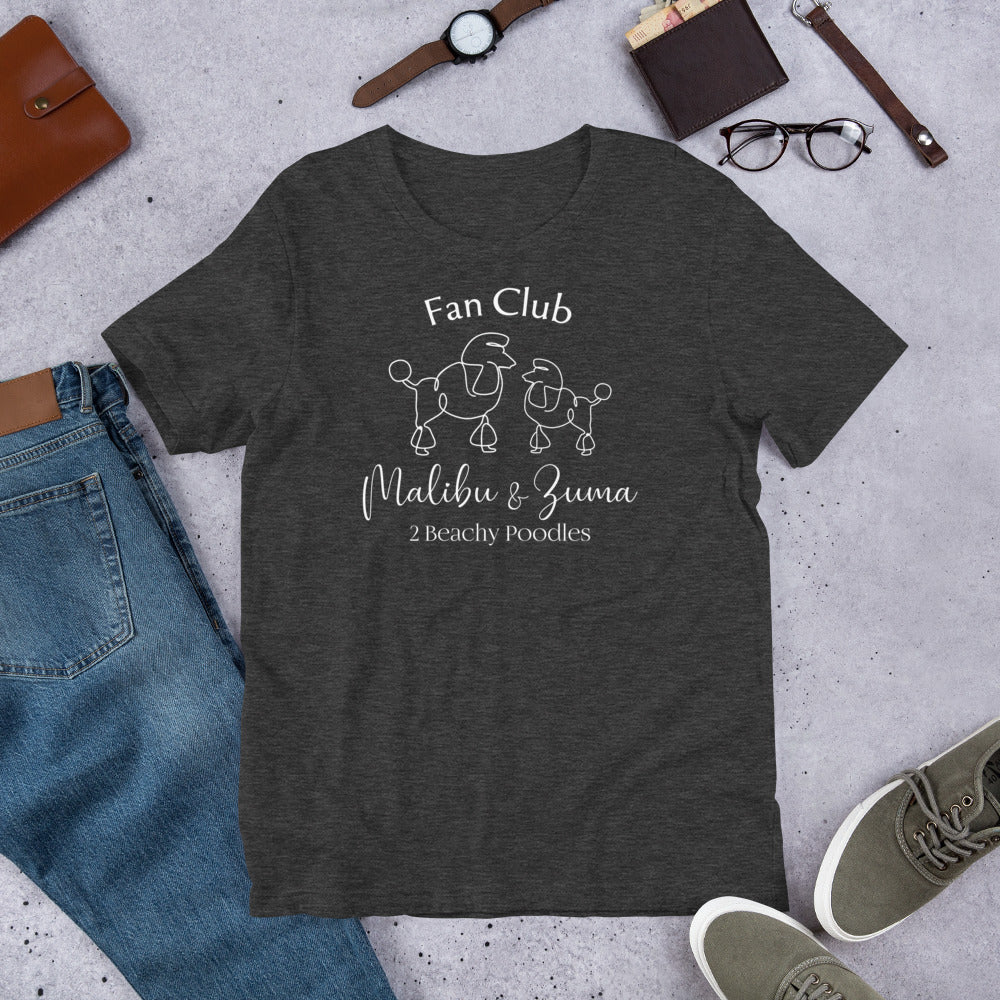 2BeachyPoodles Young Adult Fan Club Unisex T-Shirt