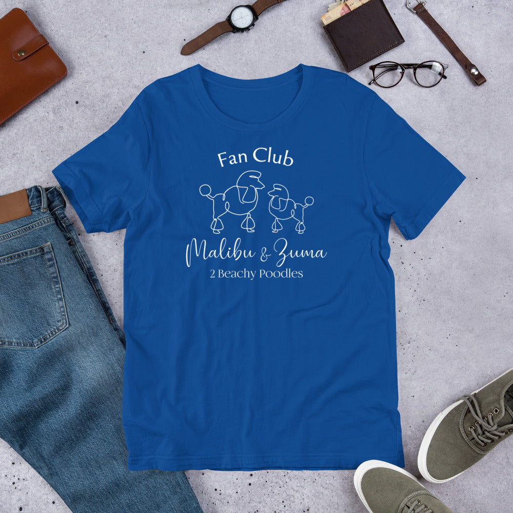 2BeachyPoodles Young Adult Fan Club Unisex T-Shirt